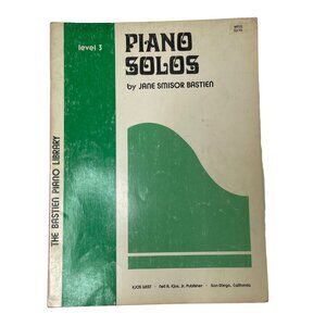 Piano Solos Sheet Music Level 3 Jane Smisor Bastien Library 1976 Vintage u